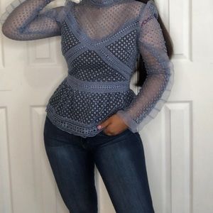 Beautiful Blue Blouse